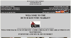 Desktop Screenshot of dutchkountrymarket.com